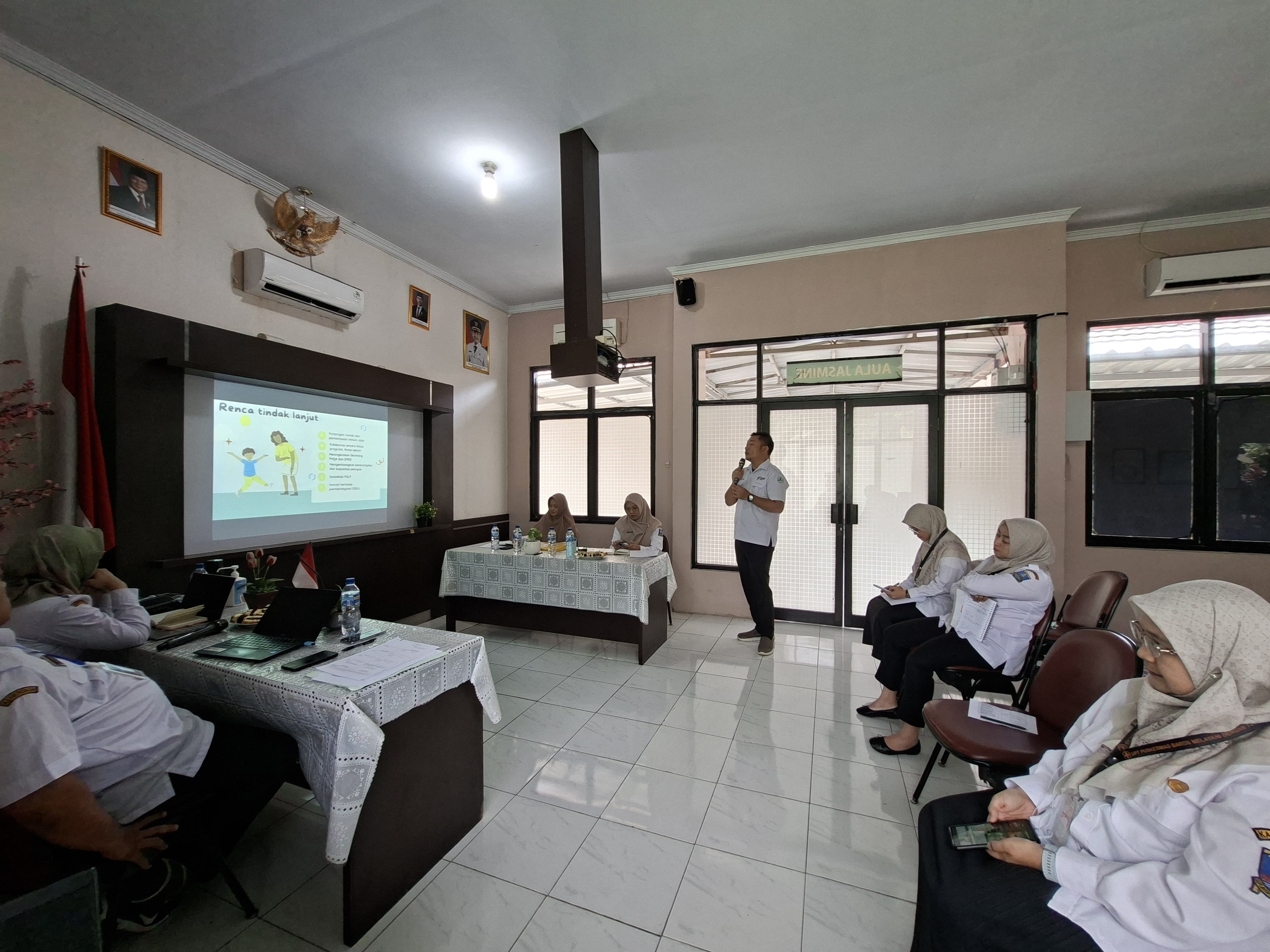 Monitoring dan Evaluasi Program ILP, Keswa dan Promkes oleh Dinas Kesehatan Kabupaten Serang